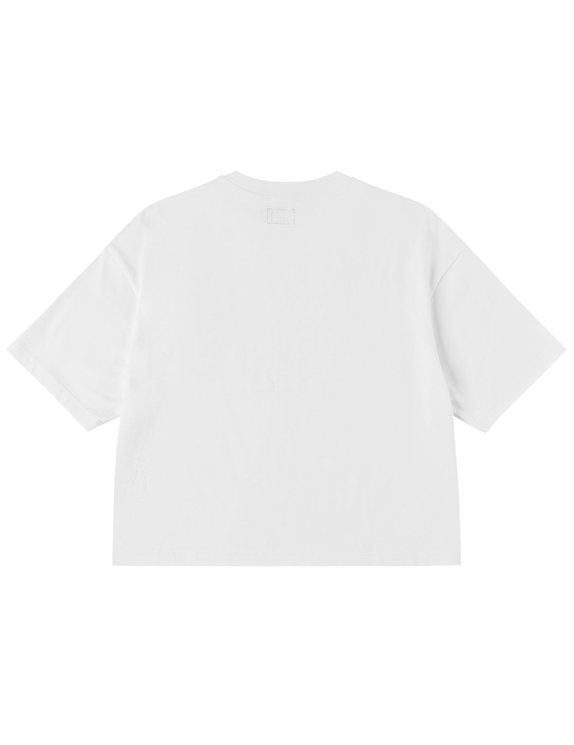 Devil-heart-shaped Seagull Emboss T-shirt